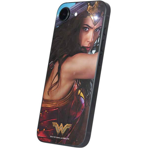 DC Comics Wonder Woman Battle Ready Poster iPhone 16e Skin